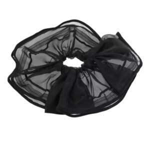 Black Sheer Scrunchie